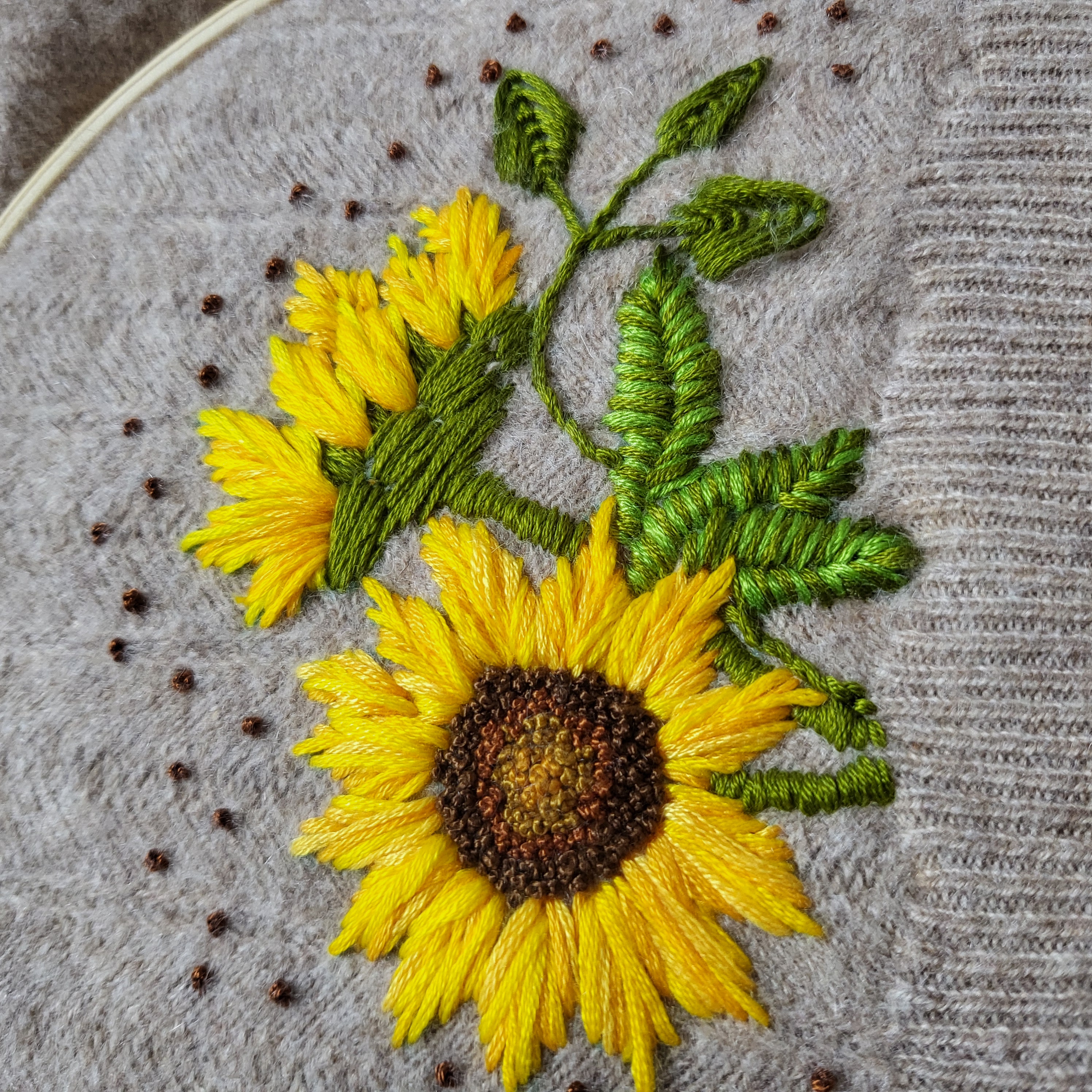 Sunflower Embroydery